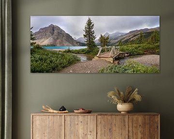 Bow Lake, Icefield Parkway, Banff National Park, Alberta, Canada van Alexander Ludwig