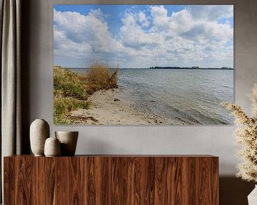 Plage naturelle près de Glutzow au Strelasund, île de Rügen