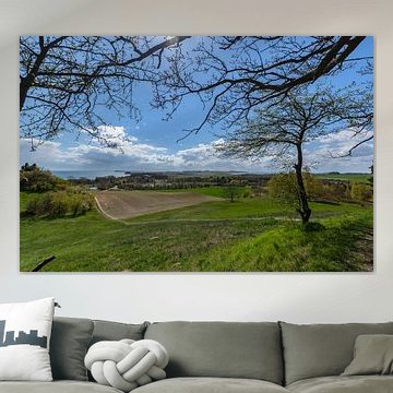 Göhren mit Blick zu den Zicker Berge