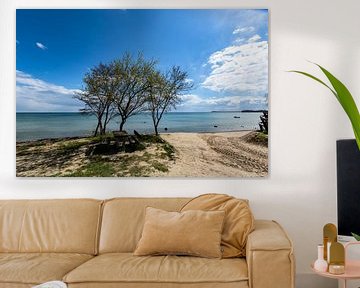 Zuidelijk strand in Göhren op het eiland Rügen van GH Foto & Artdesign