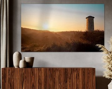 Watertoren Domburg in het zonlicht van Percy's fotografie