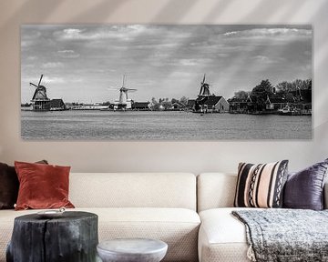 Panorama der Zaanse Schans von Henk Meijer Photography
