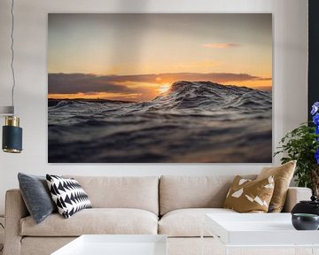 Sunset surf Domburg 2 van Andy Troy
