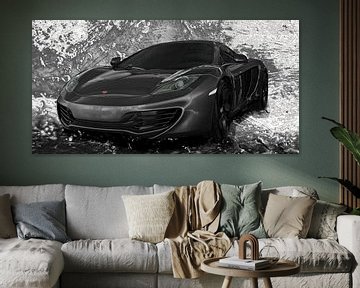 McLaren MP4-12C en noir sur aRi F. Huber