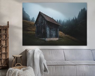 Black Forest hut by Prints by Abigail Van Kooten