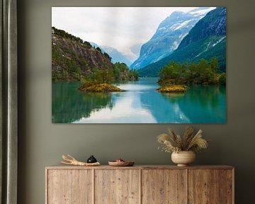 Fjord in Noorwegen van Floris Kok