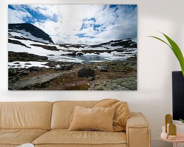 Bergmeer in Noorwegen van Floris Kok