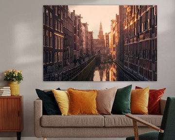 Straten en grachten van Amsterdam - Gouden uur van Vincent Fennis