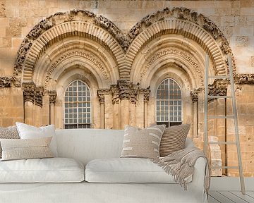 Ramen van de Heilige Grafkerk in Jerusalem, Israel van Joost Adriaanse