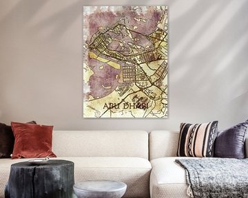 Abu Dhabi by Printed Artings