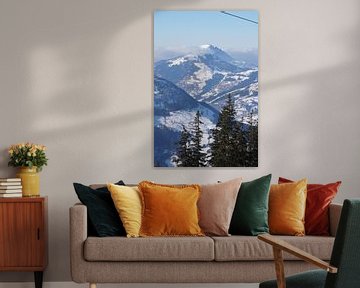 Uitzicht op de Hohe Salve vanuit Kitzbühel (Tirol, Oostenrijk) van Kelly Alblas