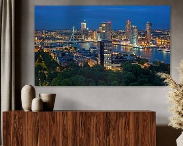 Die Skyline von Rotterdam  von Rob de Voogd / zzapback
