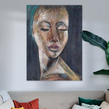 Porträt einer afrikanischen Frau von Pam du Pau