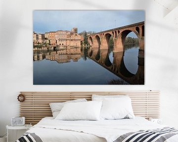 Bridge over the Tarn, at Albi. by Miss Dee Photography