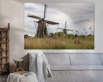 Windmills at the Kinderdijk by Stefan Verheij