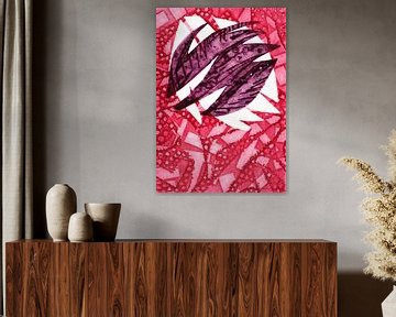Das Wachstum einer Tulpe von Godelieve Abstracte Kunst