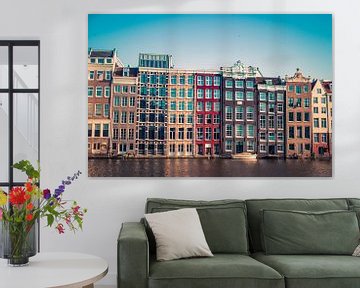 Les maisons du canal à Amsterdam - chaleureuses sur Suzan van Pelt