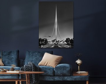 De Harp Brug in zwart-wit van Henk Meijer Photography