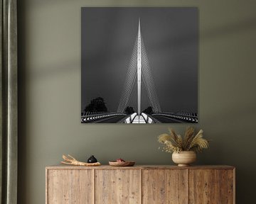 Die Harfenbrücke in schwarz und weiß von Henk Meijer Photography