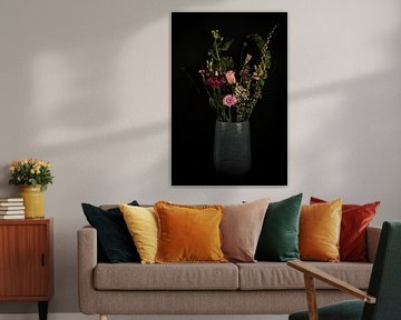 Stilleven vaas met bloemen