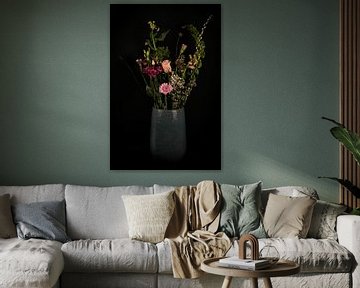 Stillleben Vase mit Blumen