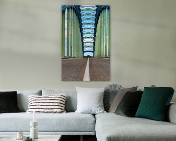 Oude IJsselbrug over de IJssel tussen Zwolle en Hattem van Sjoerd van der Wal