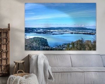Panoramablick über den Walchensee von Roith Fotografie