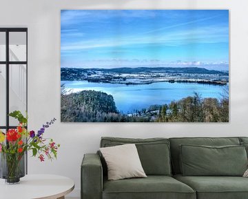 Panoramablick über den Walchensee von Roith Fotografie
