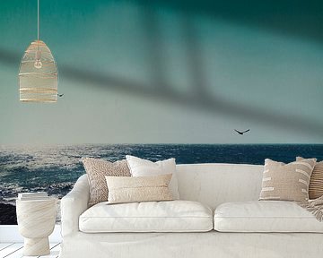 Smaragd Ocean - Wave and lava stone by Dirk Wüstenhagen