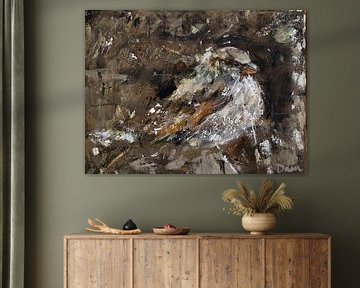 Vogel, Haussperling von Mieke Daenen