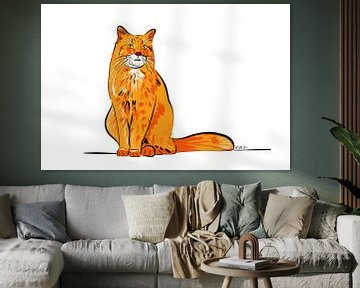 Red Cat by Teun Poppelaars