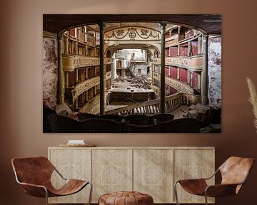Verlaten theater in Italië