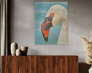 Flamingo Porträt