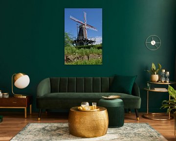 Molen Windlust in Brouwershaven van Rob Pols