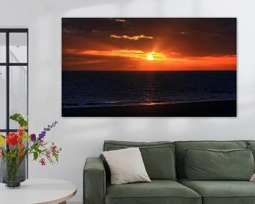 Sunset in Zoutelande by MSP Canvas