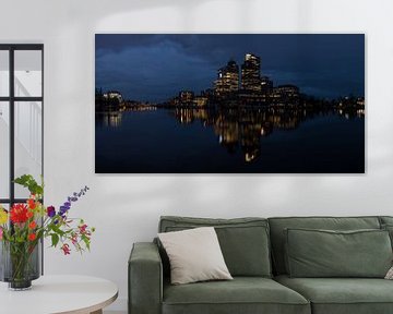 Amsterdam skyline. Large panorama 2:1 by FotoBob