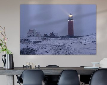 Winter op Texel Vuurtoren Eierland