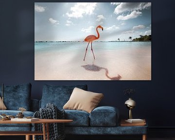 Flamingo series, The stroll by Claire Droppert
