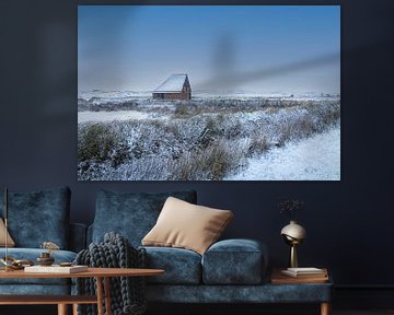 Schapenboet in de winter van Everydayapicture_byGerard  Texel