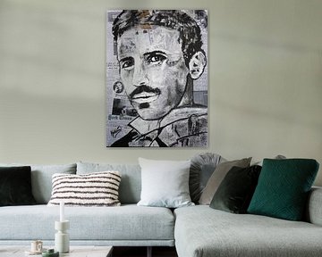 Nikola TESLA Genie von Kathleen Artist Fine Art