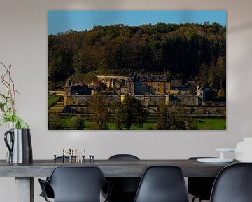 Chateau Neercanne vom Sint Pietersberg mit Blick auf das Jeker-Tal in Maastricht von Kim Willems