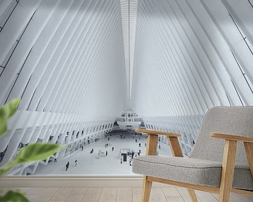 The Oculus World Trade Center Transportation Hub station at Ground Zero in Manhattan, New York by Bas Meelker