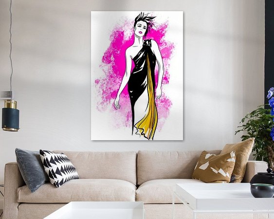 Example of the artwork in a room