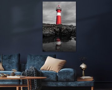 Leuchtturm Noorderhoofd in Zeeland von Wilco Bos