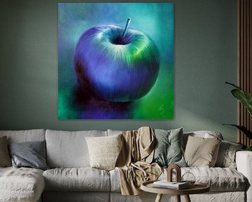 Blauwe appel van Annette Schmucker