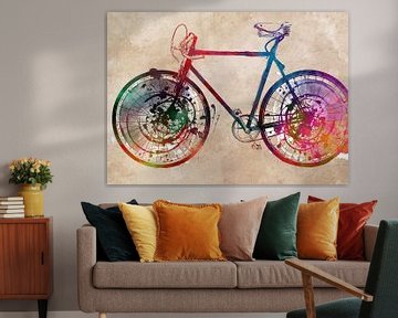 Radfahren Fahrrad Sport Kunst von JBJart Justyna Jaszke
