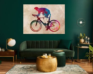 wielersport kunst #fietsen #fietsen #fietsen van JBJart Justyna Jaszke