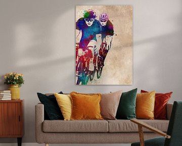 cyclisme vélo sport art #cycling #bike sur JBJart Justyna Jaszke