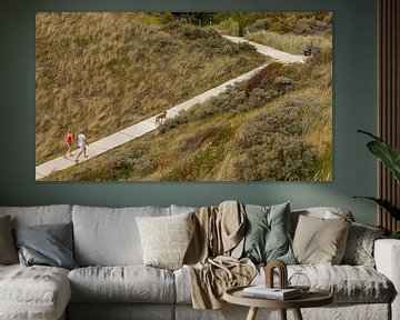 Hikers in the dunes by Percy's fotografie