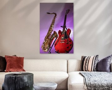 Sax and Guitar by Antoon van Osch
